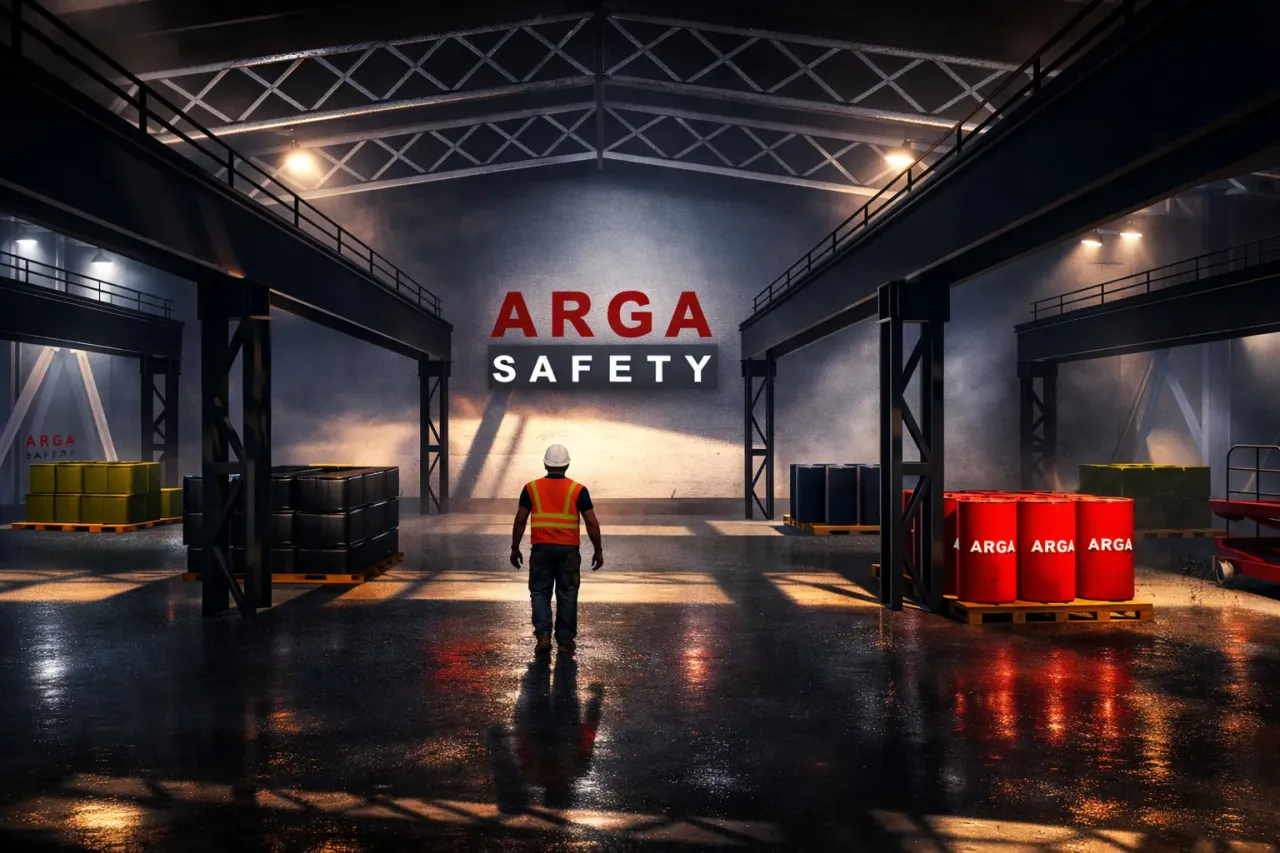 Arga VR yüksekte çalışma senaryosundan bir görüntü