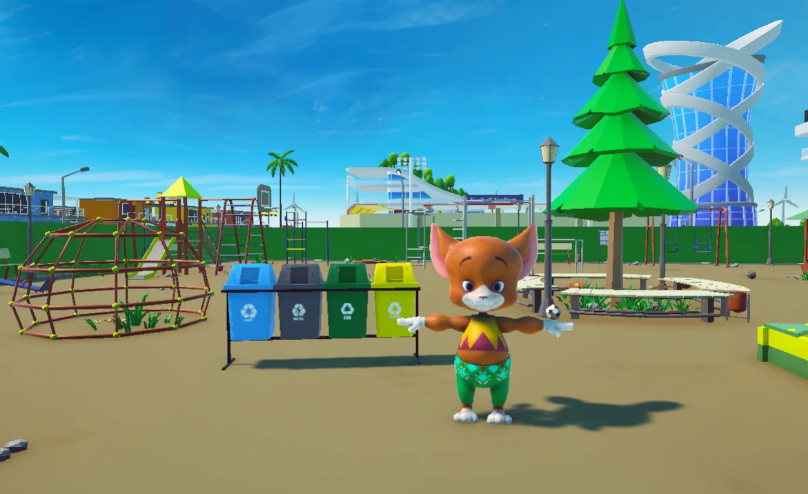Eco Detective çevre dedektifliği bölümünden bir sahne