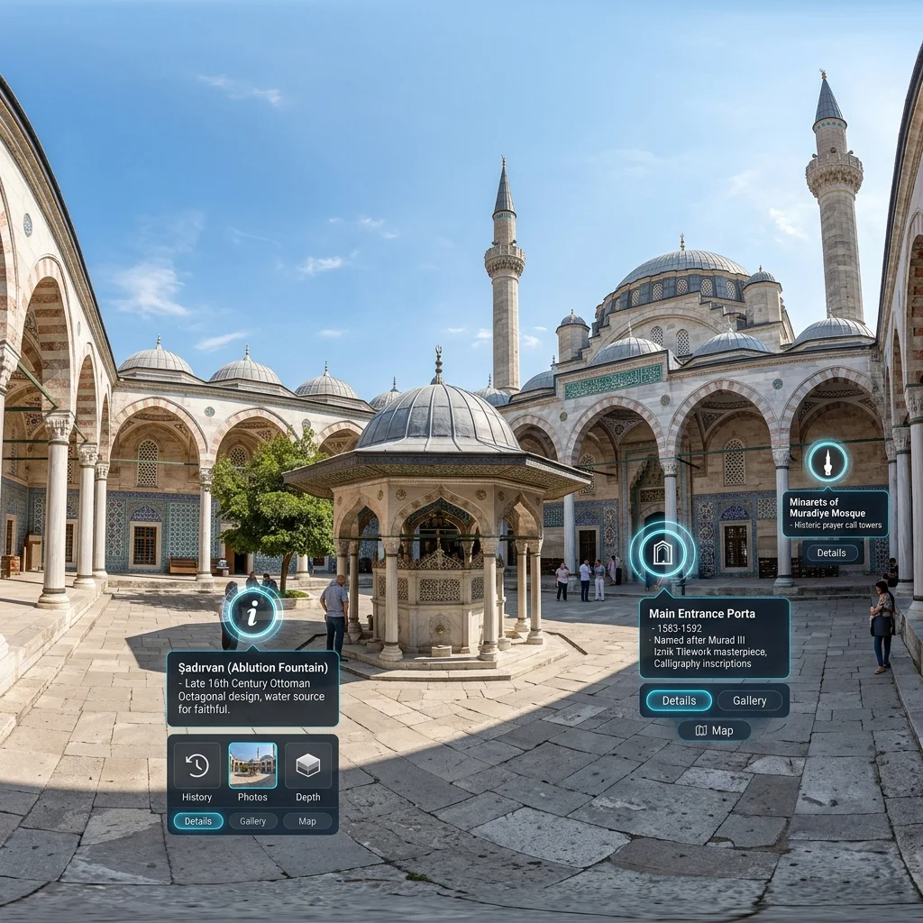 Manisa VR turundan 360 derece bir şehir görüntüsü